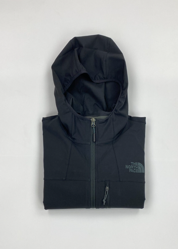 Men's NWT Black The North Face Jacket Medium M Softshell Nimble Windwall Logo A*