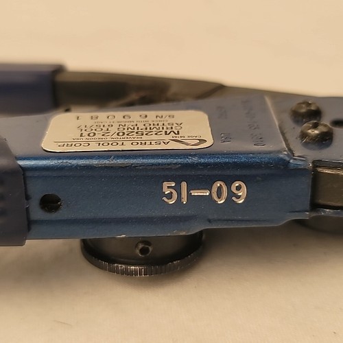 Astro Tool AFM8 M22520/2-01 Luftfahrt Crimpwerkzeug elektrische Crimpzange ZUR REPARATUR - Bild 6 von 13