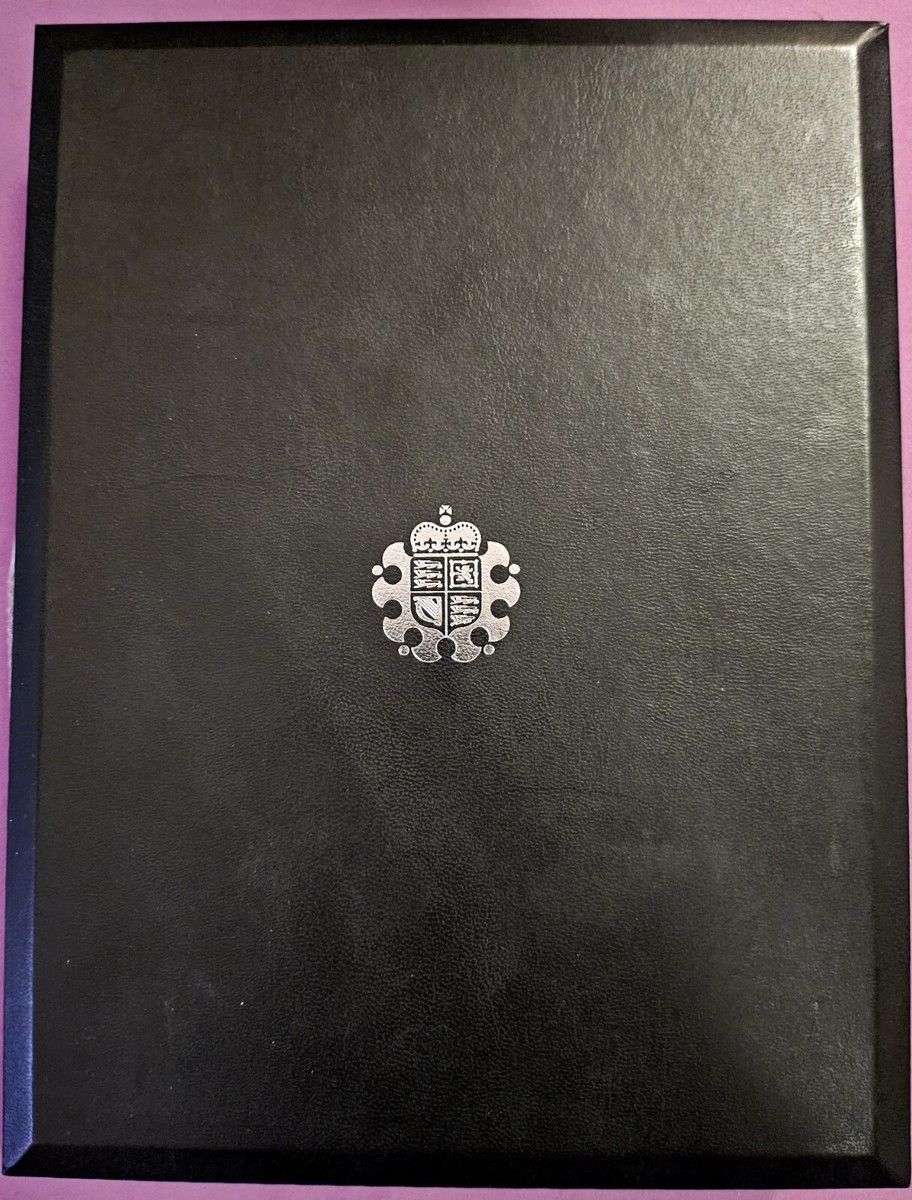 2008 Royal Mint UK Shield of Arms 7 Coin Piedfort Silver