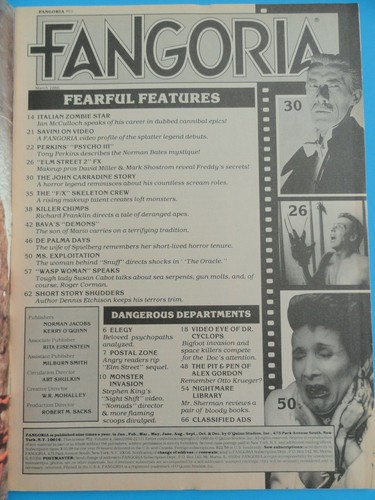 FANGORIA MAGAZIN #52 MÄRZ 1986 MONSTER REQUISITEN MIT NACHT DER LEBENDEN TOTEN POSTER - Bild 3 von 8