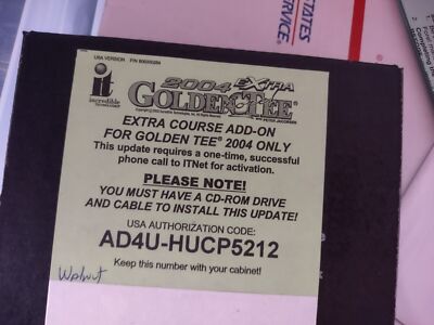 golden tee 2004 update arcade parts #3