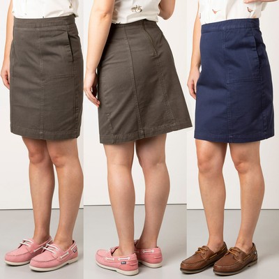 ladies chino skirts