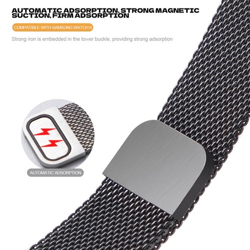 Magnetic Band Steel Strap For Samsung Galaxy Watch 40/44mm 6Classic 43/47mm 5Pro - 第 8/17 張圖片