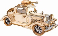 Robotime Vintage Auto Modell 3D Holz Puzzle S...