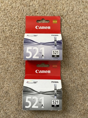 Canon Druckerpatronen schwarz Tinte - 521 BK - Pixma CLI-521BK - Original Original