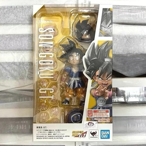 Original Bandai S.H.Figuarts Dragon Ball Son Goku GT Kid Action Figure Model - Picture 7 of 7