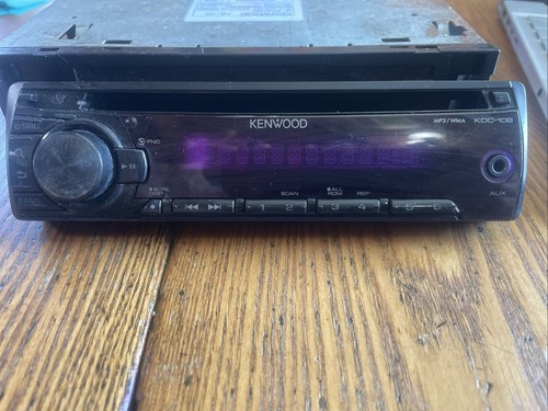 Kenwood Car Stereo CD Receiver KDC-108 Y21-7750-11 DC 12V MP3/WMA AM/FM
