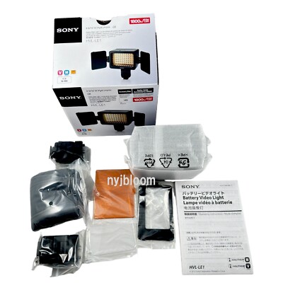 New SONY HVL-LE1 LED Video Light for Handycam Camcorder HVL