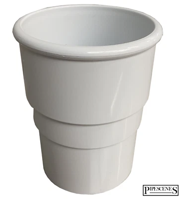 TETRAFLOW Gutter Down Pipe Rainwater Joiner Connector for 68mm White Drain Pipe