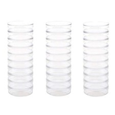 	30 Pack Plastic Petri Dishes with Lids90 x 15mm SchoolLaboratories Petri Dish	
