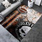 Harley Rug, Biker Rug, Biker Gift, Motorcycle Area Rug,Home Decor Rug ...