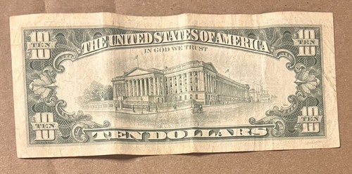 $10 Dollar Bill 1985 - Picture 2 of 2