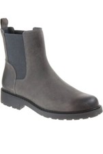 Clarks Orinoco 2 Top Chelsea Women's Dark Grey Boots Size UK 3 E EU 35.5