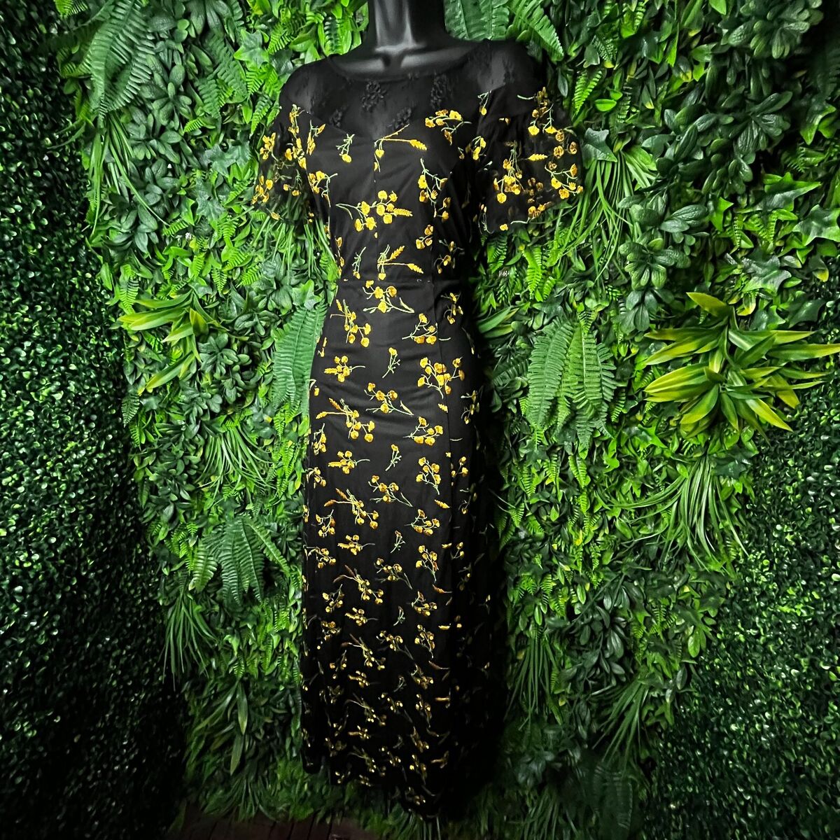 Women Floral Print Embroidery Long Dress Women Floral Print Embroidery Long Dress