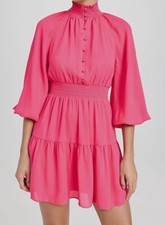 $495 Alice + Olivia Women's Pink Lavinia Mini Dress Size 2