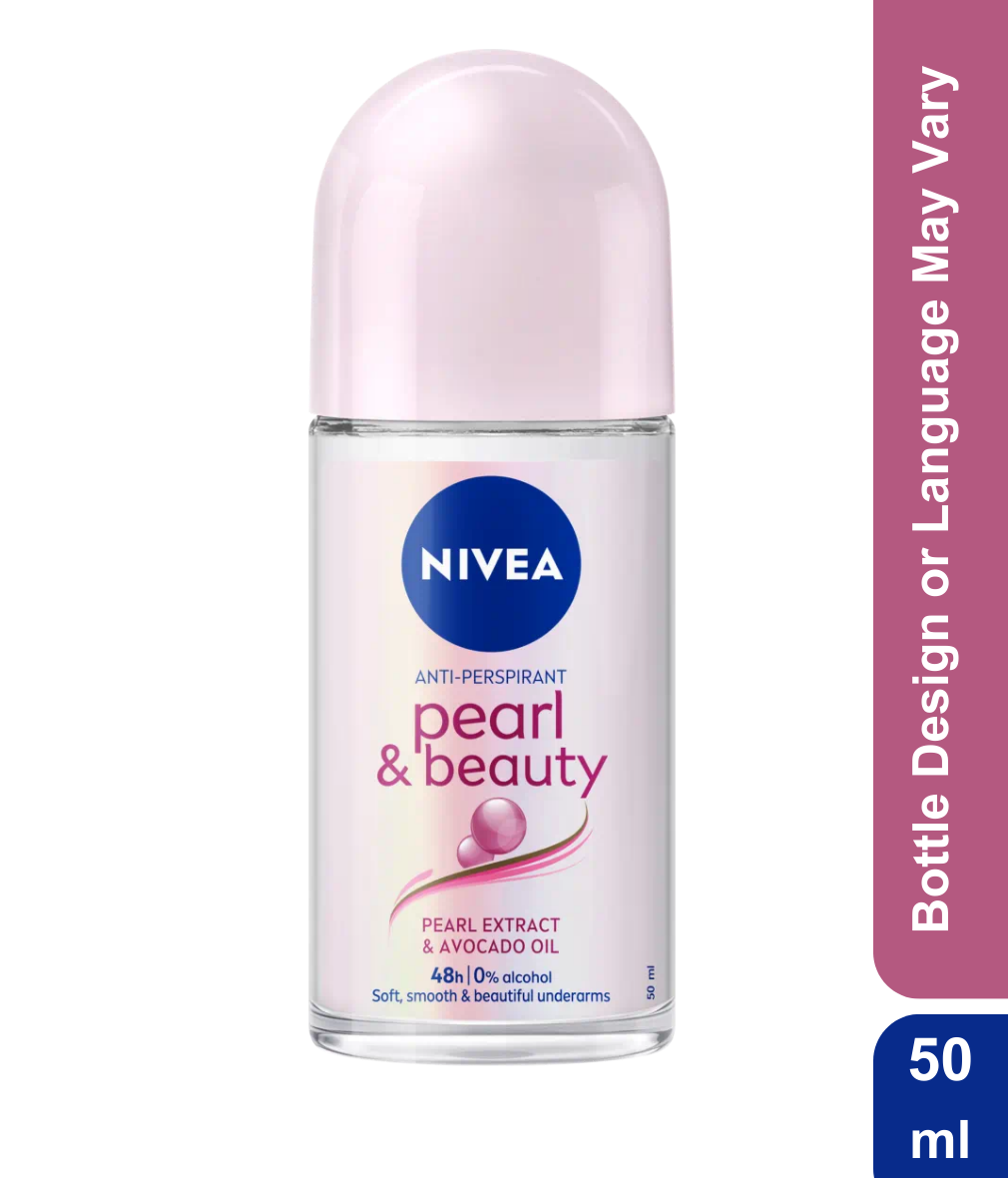 Nivea Pearl Beauty Roll-On Deodorant 50ml Fresh Elegant Pack of 1
