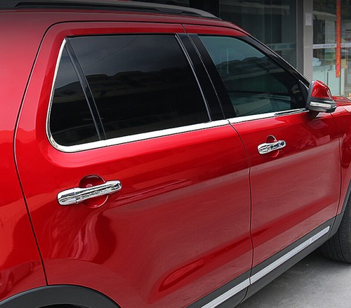6X For Ford Explorer 2011-2019 Steel Chrome Bottom Window Frame ...