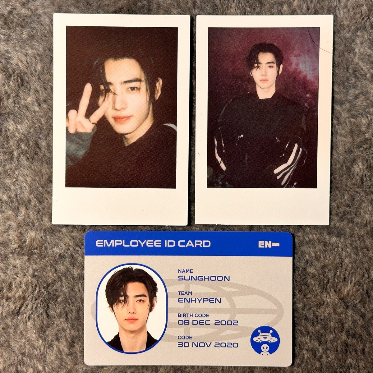 Sunghoon Official ID Card & Instant Photo 2pcs Enhypen 2024 Sunghoon Official ID Card & Instant Photo 2pcs Enhypen 2024