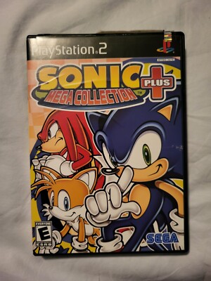 Sonic Mega Collection Plus (Sony PlayStation 2, 2004) CIB Complete Tested Workin