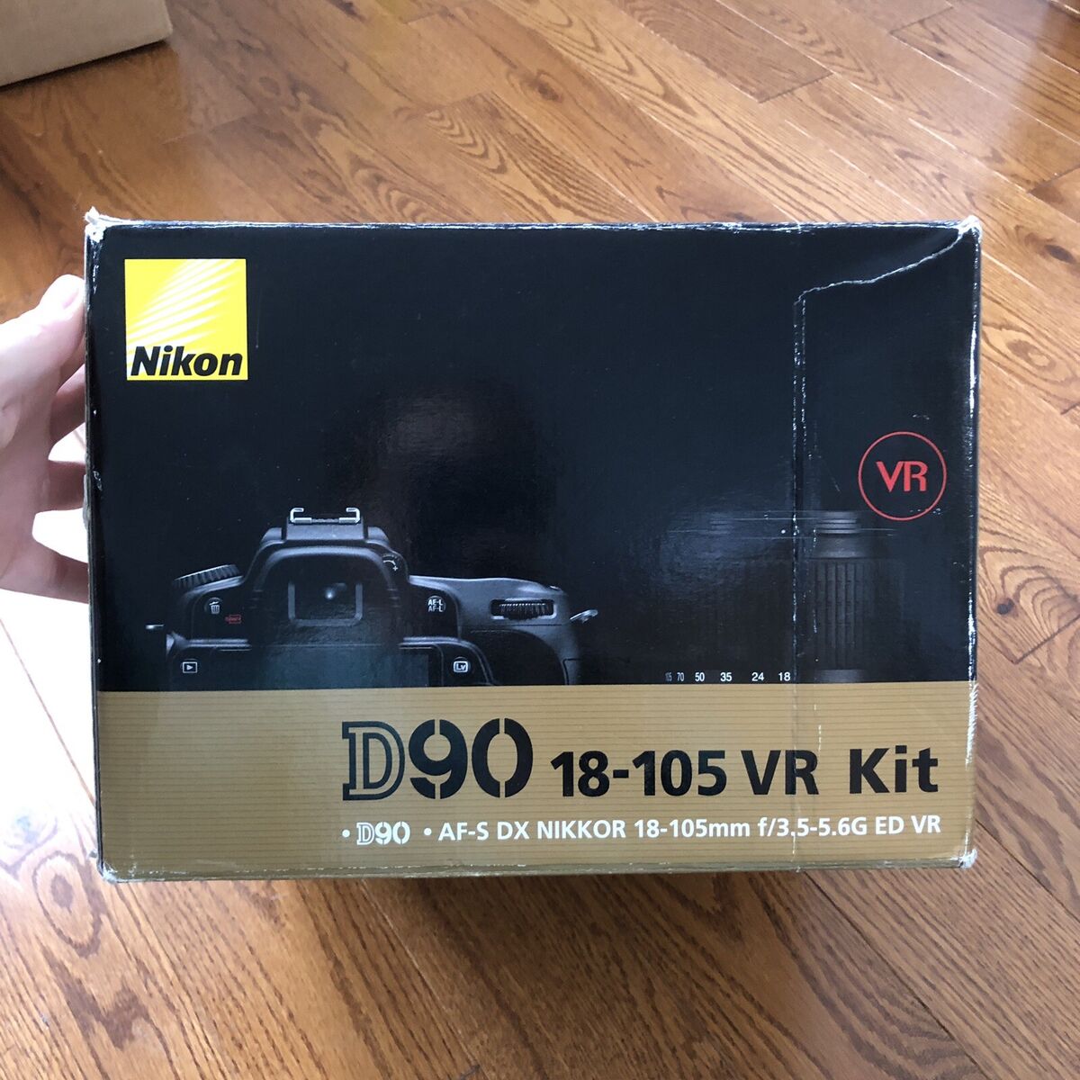 Nikon D90 Kit 18-105mm f/3.5-5.6G ED VR Lens Original Box | eBay Nikon D90 Kit 18-105mm f/3.5-5.6G ED VR Lens Original Box | eBay