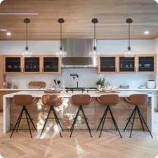 Kira Home Harlow 9" Modern Industrial Farmhouse Schoolhouse Rustic Pendant Light