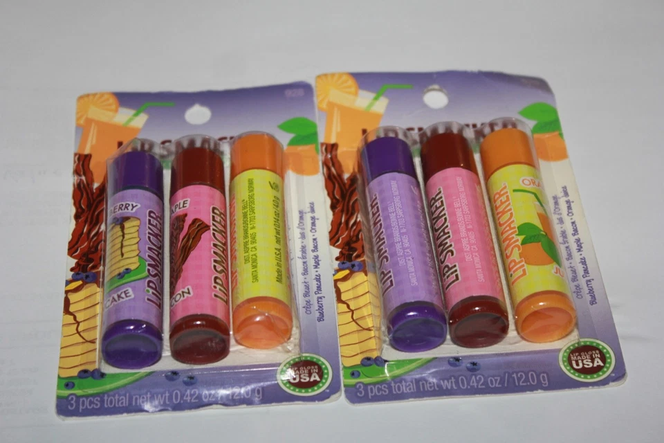 LIP SMACKER SPECIAL EDITION 928 Blue Berry Pancake,Bacon,Orange LOT/2 (Total 6) - Image 3 of 4