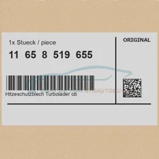 Genuine BMW 11658519655 - Heat Shield Turbocharger Upper