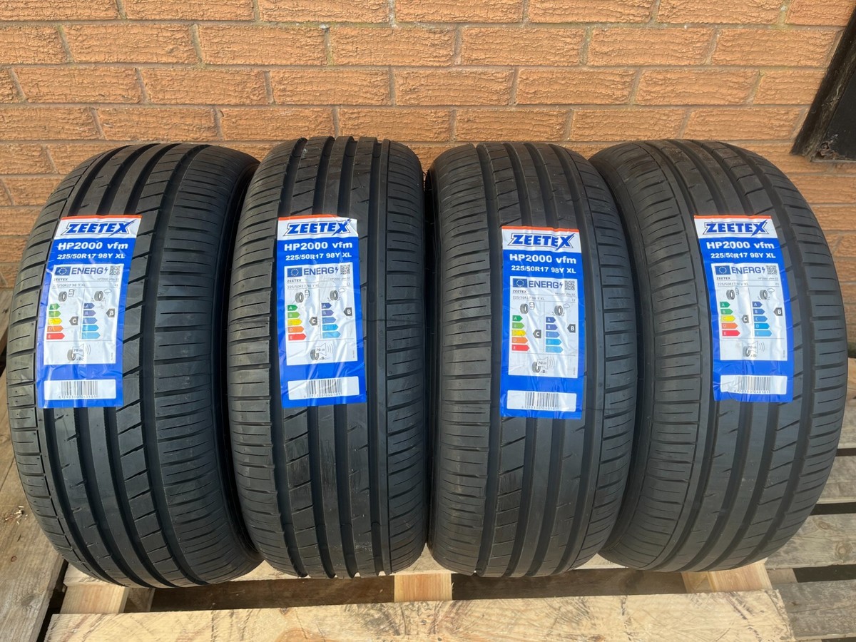 4 X 225/50R17 98Y XL ZEETEX 225 50 17 EXTRA LOAD TYRES 225/50R17 B