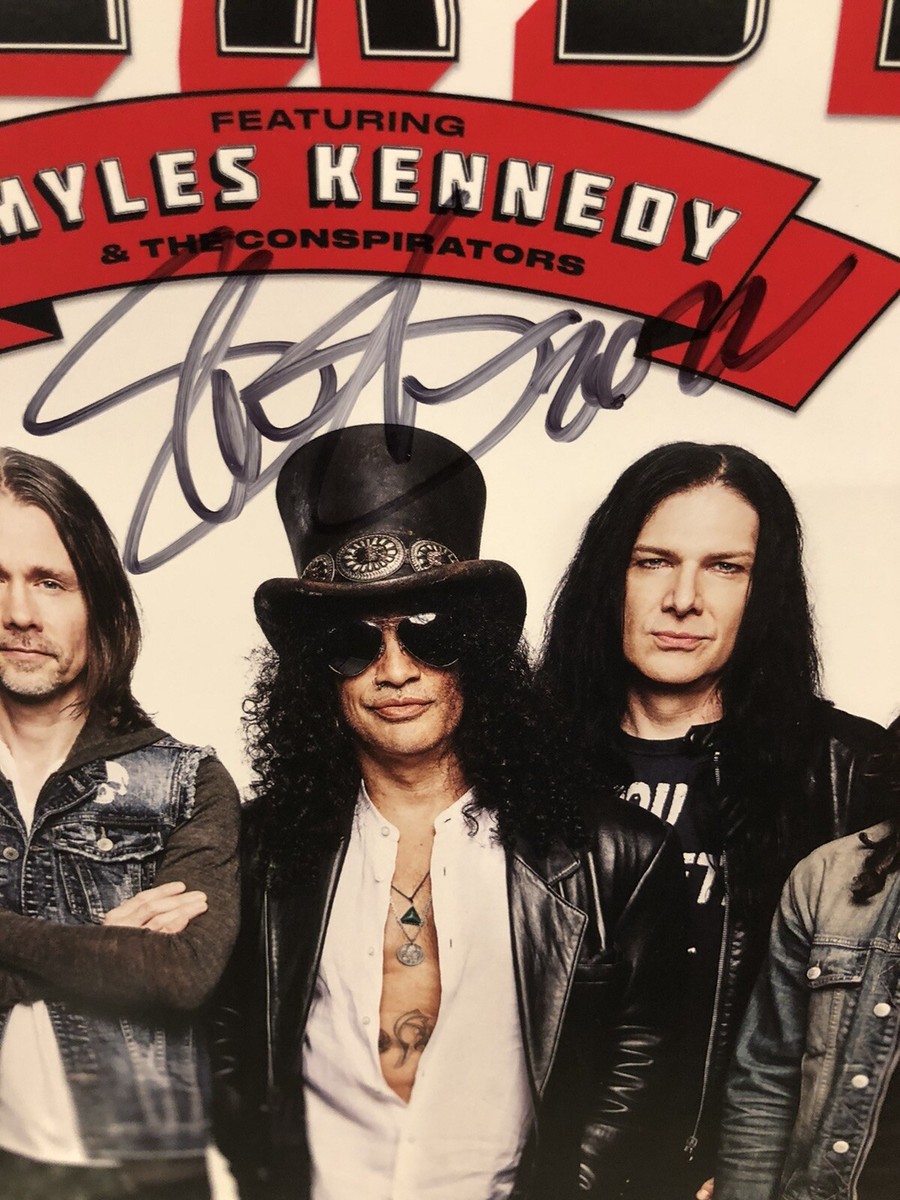 「SLASH」 LP 海外盤 SLASH Signed 12x12 Print and 