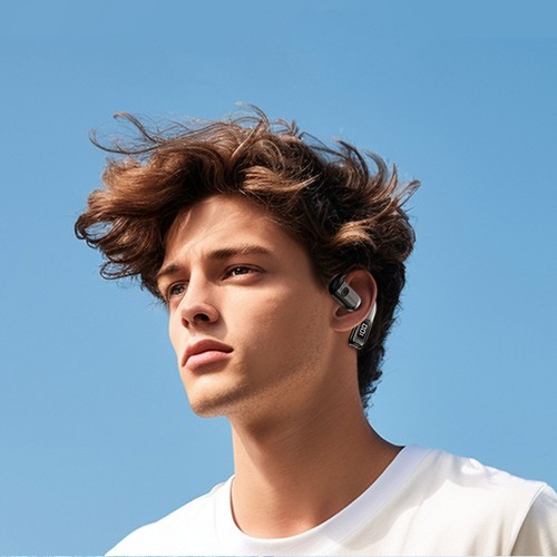 5.5 New Ear-hooked wireless headphones Driving Trucker Earbuds Noise Cancelling - Zdjęcie 7 z 13