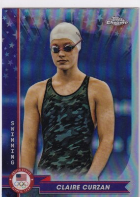2024 Topps Chrome U.S.A  Olympics  Refractor #87 CLAIRE CURZAN