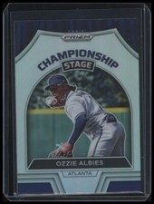 2022 Ozzie Albies Panini Prizm #CS-3 Championship Stage Silver - Braves