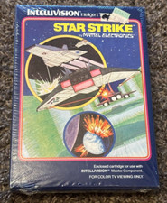 STAR STRIKE Mattel Intellivision, 1981 Blue Box - Brand New, Factory Sealed