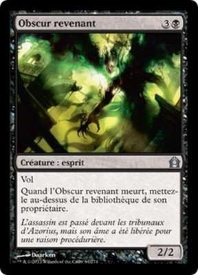 MTG Magic RTR - (x4) Dark Revenant/Obscur Revenant, French/VF