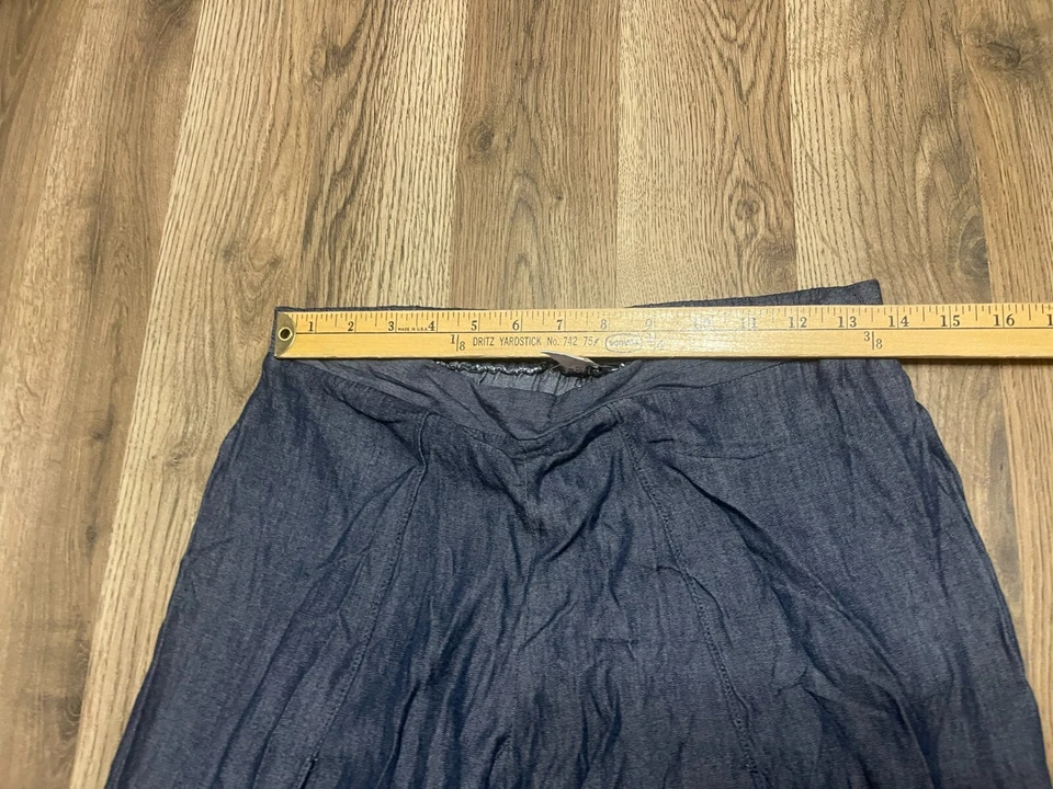 Drew Pants, Women's Size 28? Blue, Pull On, Wide Leg, Hippie Baggy - Image 4 of 4