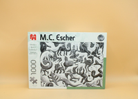 🧩Innen Neu: M.C. Escher Mosaic 2 1000 Teile Puzzle Jumbo Jigsaw 🧩