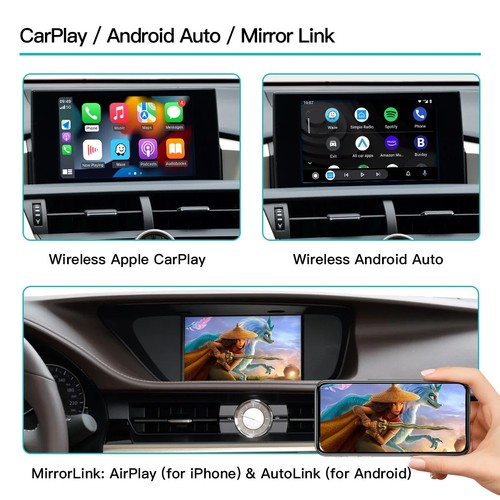 Android Auto Inalámbrico Carplay Para LEXUS 2 LC LS LX NX RC RX UX CT ES Módulo - Imagen 5 de 18