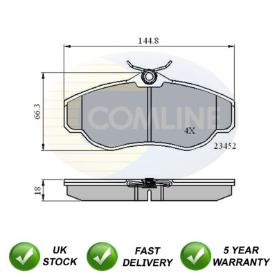 Brake Pads Set Front SJR Fits Land Rover Discovery 1998-2009 Range 1994-2002