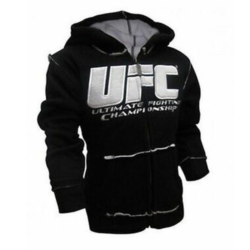 Toddler Kids UFC Ultimate Fighting Championship Black/White Hooded Sweatshirt - Picture 9 of 12