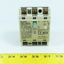 Mitsubishi NV50-FHU 30A Earth Leakage Circuit Protector Breaker 100-200VAC