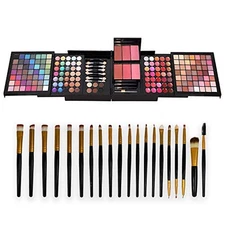 Teen Beginner Makeup Kit, Makeup Kit For Women Full Kit 177 Color Eyeshadow Pale
