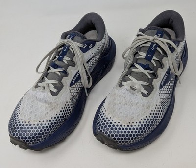 Brooks Caldera 6 Men's Trail Running Shoe Oyster Blue Depths Pearl Size 10D
