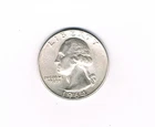 1964 P Washington Quarter from sealed roll. 90% Silver GEM BU condition. Inv#195