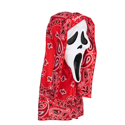 Supreme フェイスマスク Ghostface Mask 赤 黒 2個セット SUPREME SS26 GHOSTFACE MASK PAISLEY RED BLACK 6