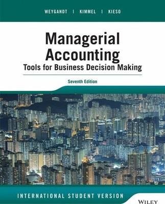 Managerial Accounting: Tools for Business Decision Buch John Wiley & Sons Inc