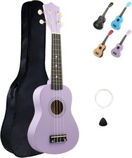 Soprano Ukulele Ukulele for Beginners - 21" Small Guitar Ukulele with Gig Bag...
