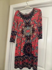 Jean-Pierre Klifa Dress, 3/4 sleeve, Large