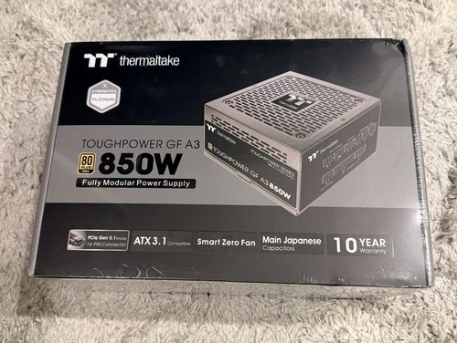 Thermaltake Toughpower GF A3 850W ATX 3.1 Power Supply - Brand New