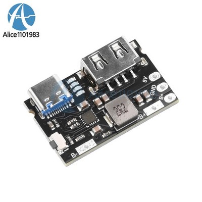 TYPE-C + USB 5V 2.4A Single Li-ion   Charge Discharge Integrated Module #iv