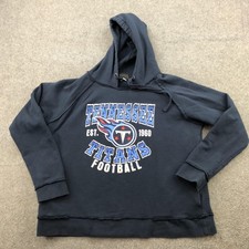Tennessee Titans Hoodie Womens XL Blue NFL Football Team Apparel Sweatshirt